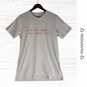 LOVE MONDAY Men’s Size M Graphic Tee NWT You Are Magic Own That NEW Saying Shirt